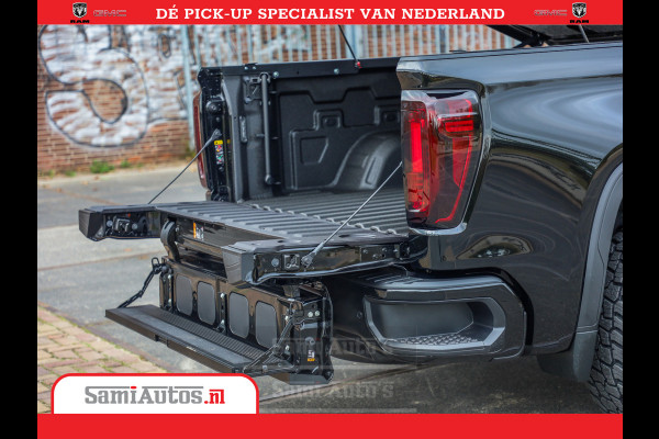 GMC Sierra DENALI 6.2 V8 426PK | Full Option | De Meest Luxe Pick-Up in zijn Klasse | Comfortabele Dubbele Cabine met Royale 5 Zitplaatsen | BPM vrij | Nu Leverbaar uit Voorraad | Voorraad Nr 419189