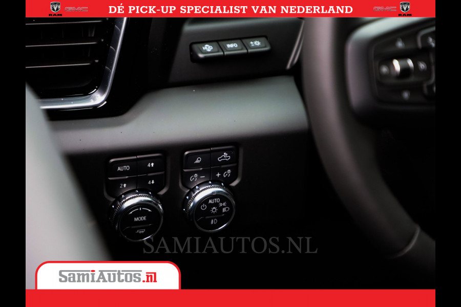 GMC Sierra DENALI 6.2 V8 426PK | Full Option | De Meest Luxe Pick-Up in zijn Klasse | Comfortabele Dubbele Cabine met Royale 5 Zitplaatsen | BPM vrij | Nu Leverbaar uit Voorraad | Voorraad Nr 419189