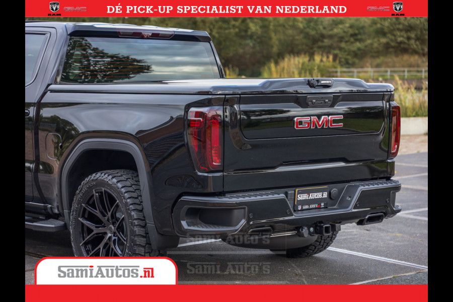 GMC Sierra DENALI 6.2 V8 426PK | Full Option | De Meest Luxe Pick-Up in zijn Klasse | Comfortabele Dubbele Cabine met Royale 5 Zitplaatsen | BPM vrij | Nu Leverbaar uit Voorraad | Voorraad Nr 419189