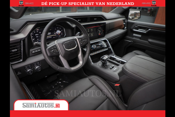 GMC Sierra DENALI 6.2 V8 426PK | Full Option | De Meest Luxe Pick-Up in zijn Klasse | Comfortabele Dubbele Cabine met Royale 5 Zitplaatsen | BPM vrij | Nu Leverbaar uit Voorraad | Voorraad Nr 419189