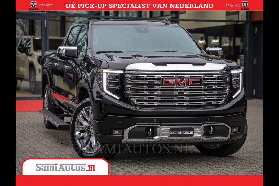 GMC Sierra DENALI | All-In Prijs | 6,2 V8 Full Option | De Meest Luxe Pick-Up in zijn Klasse | Comfortabele Dubbele Cabine met Royale 5 Zitplaatsen | BPM vrij | Nu Leverbaar uit Voorraad | Voorraad Nr 434420