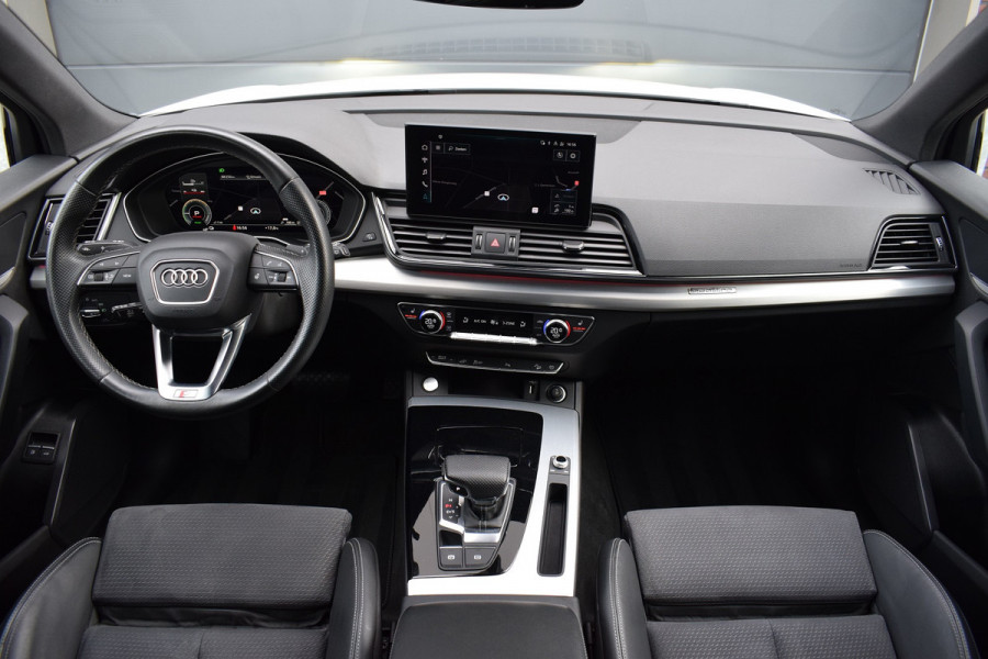 Audi Q5 50 TFSI e 299pk Quattro S-line | Luchtvering | 22" | Pano | Trekhaak