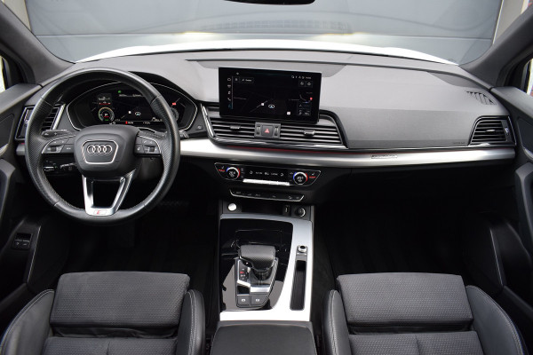 Audi Q5 50 TFSI e 299pk Quattro S-line | Luchtvering | 22" | Pano | Trekhaak