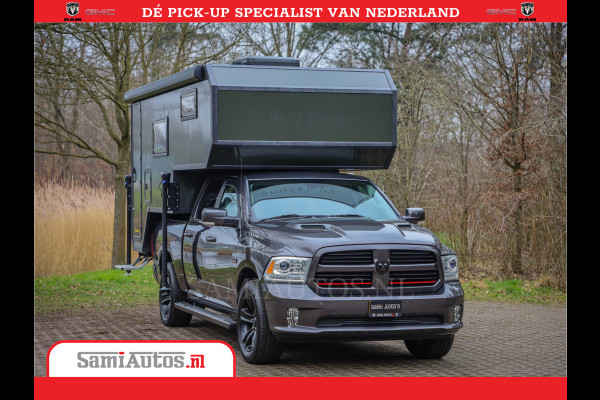 Dodge Ram 1500 CAMPER / AFZET UNIT | SHOWROOM MODEL | 4 PERSOONS | AIRCO | ZONNEPANEEL | VERWARMING | DOUCHE | WC | LUIFEL | 4 SLAAP PLAATSEN | Let Op: Investeer in deze unieke afzetunit camper en verdien direct!