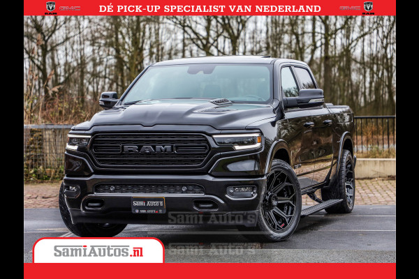 Dodge Ram 1500 LPG | RAMBOX | MWK | VIRTUAL | 5.7 V8 HEMI 402PK | LIMITED NIGHT | HUD ADG | SER LUCHTVERING | MEEST VOLLE UITVOERING | CREW CAB | DUBBELE CABINE | DC | 5 PERSOONS | GRIJSKENTEKEN BEDRIJFS AUTO |