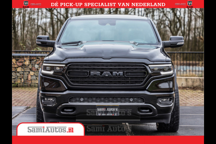 Dodge Ram 1500 LPG | RAMBOX | MWK | VIRTUAL | 5.7 V8 HEMI 402PK | LIMITED NIGHT | HUD ADG | SER LUCHTVERING | MEEST VOLLE UITVOERING | CREW CAB | DUBBELE CABINE | DC | 5 PERSOONS | GRIJSKENTEKEN BEDRIJFS AUTO |