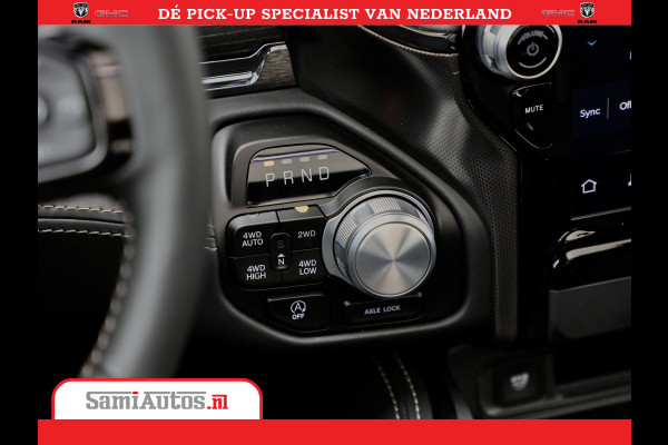 Dodge Ram 1500 LPG | RAMBOX | MWK | VIRTUAL | 5.7 V8 HEMI 402PK | LIMITED NIGHT | HUD ADG | SER LUCHTVERING | MEEST VOLLE UITVOERING | CREW CAB | DUBBELE CABINE | DC | 5 PERSOONS | GRIJSKENTEKEN BEDRIJFS AUTO |