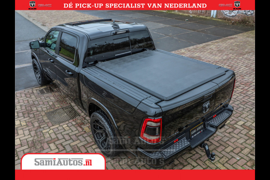 Dodge Ram 1500 LPG | RAMBOX | MWK | VIRTUAL | 5.7 V8 HEMI 402PK | LIMITED NIGHT | HUD ADG | SER LUCHTVERING | MEEST VOLLE UITVOERING | CREW CAB | DUBBELE CABINE | DC | 5 PERSOONS | GRIJSKENTEKEN BEDRIJFS AUTO |