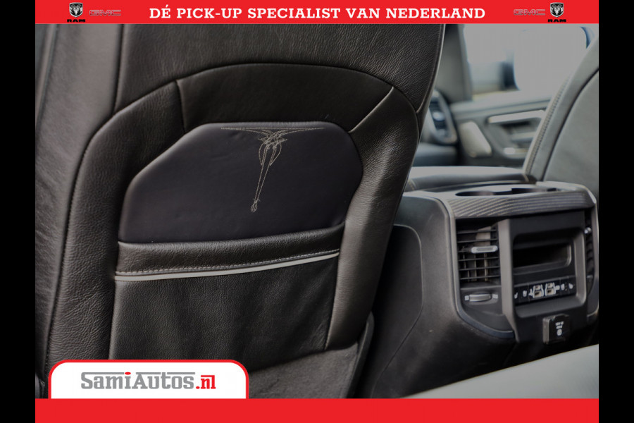 Dodge Ram 1500 LPG | RAMBOX | MWK | VIRTUAL | 5.7 V8 HEMI 402PK | LIMITED NIGHT | HUD ADG | SER LUCHTVERING | MEEST VOLLE UITVOERING | CREW CAB | DUBBELE CABINE | DC | 5 PERSOONS | GRIJSKENTEKEN BEDRIJFS AUTO |