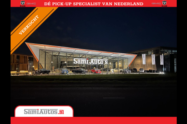 Dodge Ram 1500 LARAMIE NIGHT | NIEUW! BMP VRIJ | PANORAMA | LPG | HUD | VIRTUAL | LUCHTVERING | 360CAM | DODE HOEK | 5.7 V8 HEMI 402PK 4x4 | CREWCAB 5 PERSOONS | GRIJSKENTEKEN | VOORRAAD NR 2147 - 4802