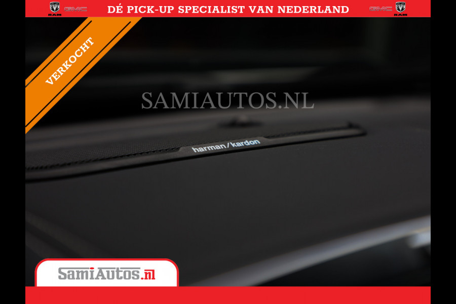 Dodge Ram 1500 LARAMIE NIGHT | NIEUW! BMP VRIJ | PANORAMA | LPG | HUD | VIRTUAL | LUCHTVERING | 360CAM | DODE HOEK | 5.7 V8 HEMI 402PK 4x4 | CREWCAB 5 PERSOONS | GRIJSKENTEKEN | VOORRAAD NR 2147 - 4802