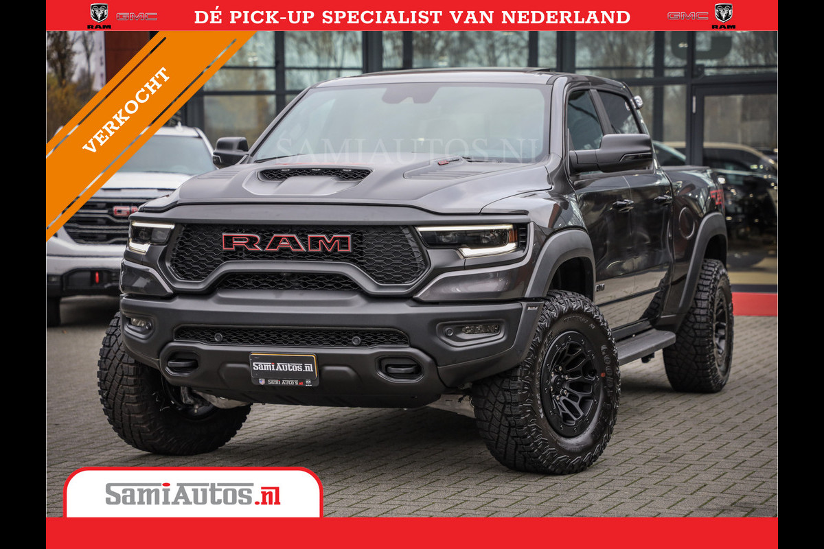 Dodge Ram 1500 TRX | 6.2 V8 712PK HELLCAT | BOM VOL | CARBON | GRANITE | ALL-IN PRIJS | CREW CAB | GRIJSKENTEKEN | 5 PERSOONS | DC | DUBBELE CABINE | VOORRAAD NR 2088 - 4151 Dodge Ram 1500 TRX | 6.2 V8 712PK HELLCAT | BOM VOL | CARBON | GRANITE | ALL-IN PRIJS | CREW CAB | GRIJSKENTEKEN | 5 PERSOONS | DC | DUBBELE CABINE | VOORRAAD NR 2088 - 4151