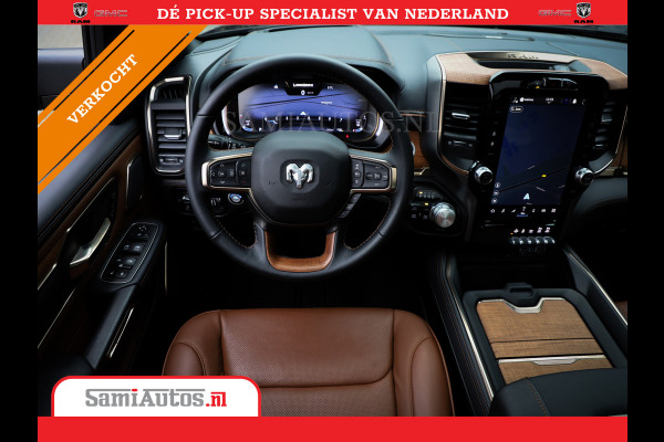 Dodge Ram 1500 LONGHORN BLACK OPS | HUD & VIRTUAL | PRIJS MET LPG + HEAD UP ADG + DEKSEL + PANORAMADAK GWJ + LUCHTVERING SER + BOM VOL | L CREW CAB | DUBBELE CABINE | 5,7L V8 HEMI 402 PK 4X4 | 5 PERSOONS | GRIJSKENTEKEN | VOORRAAD NR 2202 - 9563