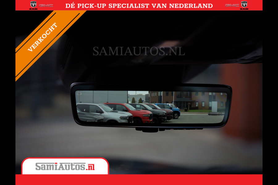 Dodge Ram 1500 LONGHORN BLACK OPS | HUD & VIRTUAL | PRIJS MET LPG + HEAD UP ADG + DEKSEL + PANORAMADAK GWJ + LUCHTVERING SER + BOM VOL | L CREW CAB | DUBBELE CABINE | 5,7L V8 HEMI 402 PK 4X4 | 5 PERSOONS | GRIJSKENTEKEN | VOORRAAD NR 2202 - 9563
