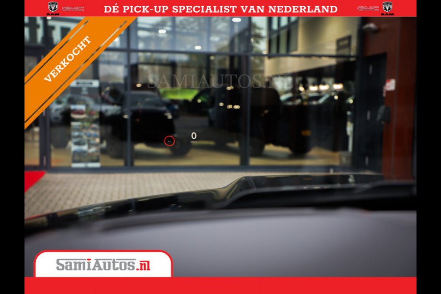 Dodge Ram 1500 LONGHORN BLACK OPS | HUD & VIRTUAL | PRIJS MET LPG + HEAD UP ADG + DEKSEL + PANORAMADAK GWJ + LUCHTVERING SER + BOM VOL | L CREW CAB | DUBBELE CABINE | 5,7L V8 HEMI 402 PK 4X4 | 5 PERSOONS | GRIJSKENTEKEN | VOORRAAD NR 2202 - 9563
