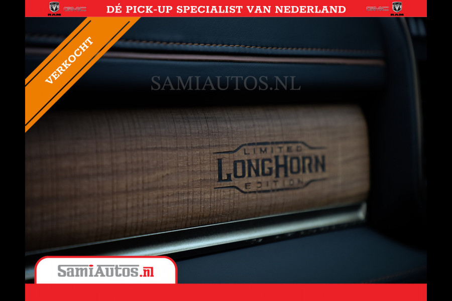 Dodge Ram 1500 LONGHORN BLACK OPS | HUD & VIRTUAL | PRIJS MET LPG + HEAD UP ADG + DEKSEL + PANORAMADAK GWJ + LUCHTVERING SER + BOM VOL | L CREW CAB | DUBBELE CABINE | 5,7L V8 HEMI 402 PK 4X4 | 5 PERSOONS | GRIJSKENTEKEN | VOORRAAD NR 2202 - 9563