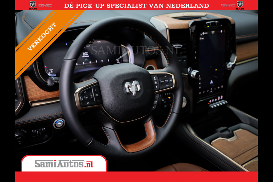 Dodge Ram 1500 LONGHORN BLACK OPS | HUD & VIRTUAL | PRIJS MET LPG + HEAD UP ADG + DEKSEL + PANORAMADAK GWJ + LUCHTVERING SER + BOM VOL | L CREW CAB | DUBBELE CABINE | 5,7L V8 HEMI 402 PK 4X4 | 5 PERSOONS | GRIJSKENTEKEN | VOORRAAD NR 2202 - 9563