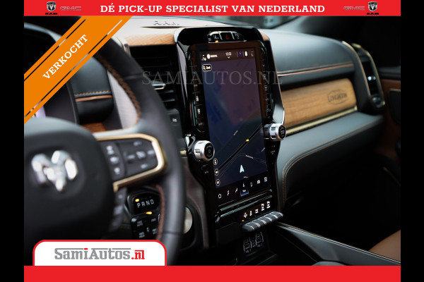 Dodge Ram 1500 LONGHORN BLACK OPS | HUD & VIRTUAL | PRIJS MET LPG + HEAD UP ADG + DEKSEL + PANORAMADAK GWJ + LUCHTVERING SER + BOM VOL | L CREW CAB | DUBBELE CABINE | 5,7L V8 HEMI 402 PK 4X4 | 5 PERSOONS | GRIJSKENTEKEN | VOORRAAD NR 2202 - 9563