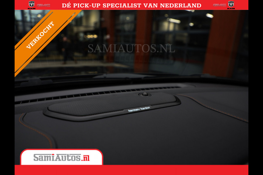 Dodge Ram 1500 LONGHORN BLACK OPS | HUD & VIRTUAL | PRIJS MET LPG + HEAD UP ADG + DEKSEL + PANORAMADAK GWJ + LUCHTVERING SER + BOM VOL | L CREW CAB | DUBBELE CABINE | 5,7L V8 HEMI 402 PK 4X4 | 5 PERSOONS | GRIJSKENTEKEN | VOORRAAD NR 2202 - 9563