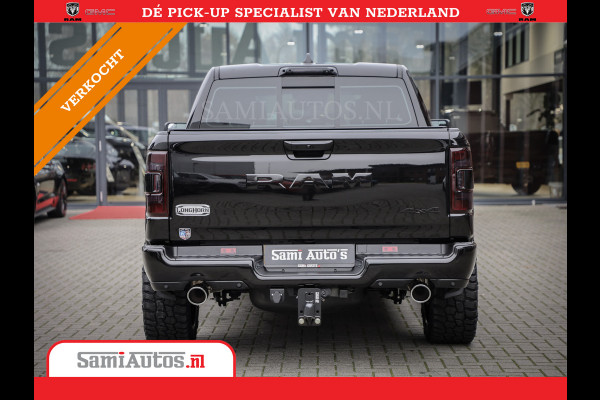 Dodge Ram 1500 LONGHORN BLACK OPS | HUD & VIRTUAL | PRIJS MET LPG + HEAD UP ADG + DEKSEL + PANORAMADAK GWJ + LUCHTVERING SER + BOM VOL | L CREW CAB | DUBBELE CABINE | 5,7L V8 HEMI 402 PK 4X4 | 5 PERSOONS | GRIJSKENTEKEN | VOORRAAD NR 2202 - 9563