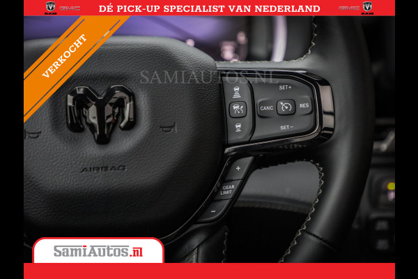 Dodge Ram 1500 LIMITED SPORT DE MEEST LUXUEUZE PICK UP HIGH OUTPUT H.O 540PK 706 Nm 2025 | XB9 | MASSAGE | BOM VOL | CREW CAB | DUBBELE CABINE | GRIJSKENTEKEN | VOORRAAD NR 2319 - 5180