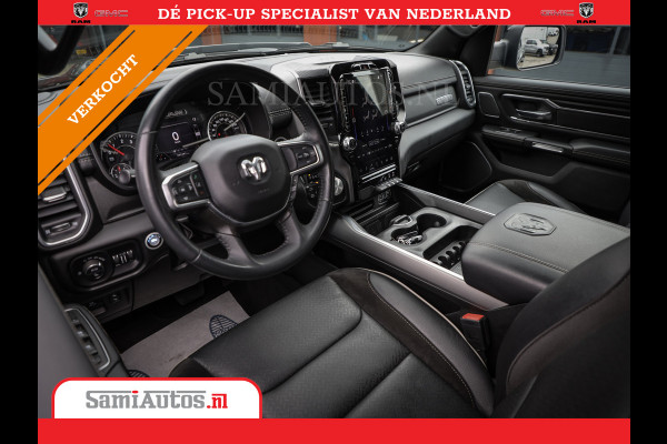 Dodge Ram 1500 LARAMIE SPORT 4X4 5.7 V8 | PRINS LPG | CAMERA | APPLE CARPLAY | 3500KG | 22INCH NIGHT | FULL LED | CRUISE | MEMORY SEATS | LEDER | DUBBELE CABINE | CREWCAB