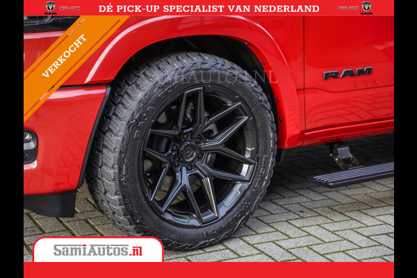 Dodge Ram 2025 NIGHT PREMIUM | BOM VOL + 14.4 INCH SCHERM + LUCHTVERING + HUD | HURRICANE 420PK 636 Nm | PRIJS MET LPG EN COVER EN GARANTI DUBBELE CABINE | PICK UP | 5 PERSOONS | DC | GRIJSKENTEKEN | PR4 FLAME RED | VOORRAAD NR 2234 - 4995
