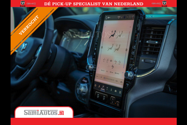 Dodge Ram 2025 NIGHT PREMIUM | BOM VOL + 14.4 INCH SCHERM + LUCHTVERING + HUD | HURRICANE 420PK 636 Nm | PRIJS MET LPG EN COVER EN GARANTI DUBBELE CABINE | PICK UP | 5 PERSOONS | DC | GRIJSKENTEKEN | PR4 FLAME RED | VOORRAAD NR 2234 - 4995