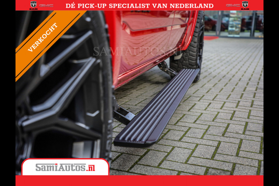 Dodge Ram 2025 NIGHT PREMIUM | BOM VOL + 14.4 INCH SCHERM + LUCHTVERING + HUD | HURRICANE 420PK 636 Nm | PRIJS MET LPG EN COVER EN GARANTI DUBBELE CABINE | PICK UP | 5 PERSOONS | DC | GRIJSKENTEKEN | PR4 FLAME RED | VOORRAAD NR 2234 - 4995