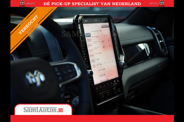 Dodge Ram 2025 NIGHT PREMIUM | BOM VOL + 14.4 INCH SCHERM + LUCHTVERING + HUD | HURRICANE 420PK 636 Nm | PRIJS MET LPG EN COVER EN GARANTI DUBBELE CABINE | PICK UP | 5 PERSOONS | DC | GRIJSKENTEKEN | PR4 FLAME RED | VOORRAAD NR 2234 - 4995