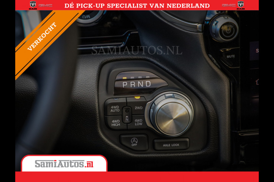 Dodge Ram 2025 NIGHT PREMIUM | BOM VOL + 14.4 INCH SCHERM + LUCHTVERING + HUD | HURRICANE 420PK 636 Nm | PRIJS MET LPG EN COVER EN GARANTI DUBBELE CABINE | PICK UP | 5 PERSOONS | DC | GRIJSKENTEKEN | PR4 FLAME RED | VOORRAAD NR 2234 - 4995