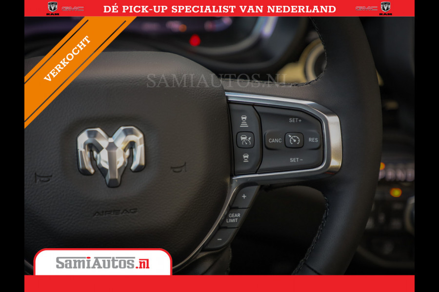 Dodge Ram 2025 NIGHT PREMIUM | BOM VOL + 14.4 INCH SCHERM + LUCHTVERING + HUD | HURRICANE 420PK 636 Nm | PRIJS MET LPG EN COVER EN GARANTI DUBBELE CABINE | PICK UP | 5 PERSOONS | DC | GRIJSKENTEKEN | PR4 FLAME RED | VOORRAAD NR 2234 - 4995