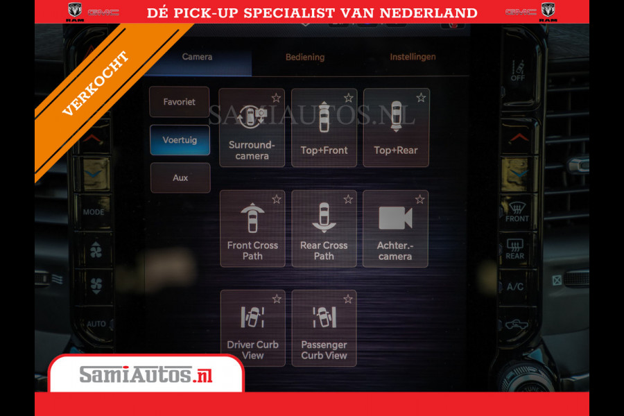 Dodge Ram 2025 NIGHT PREMIUM | BOM VOL + 14.4 INCH SCHERM + LUCHTVERING + HUD | HURRICANE 420PK 636 Nm | PRIJS MET LPG EN COVER EN GARANTI DUBBELE CABINE | PICK UP | 5 PERSOONS | DC | GRIJSKENTEKEN | PR4 FLAME RED | VOORRAAD NR 2234 - 4995