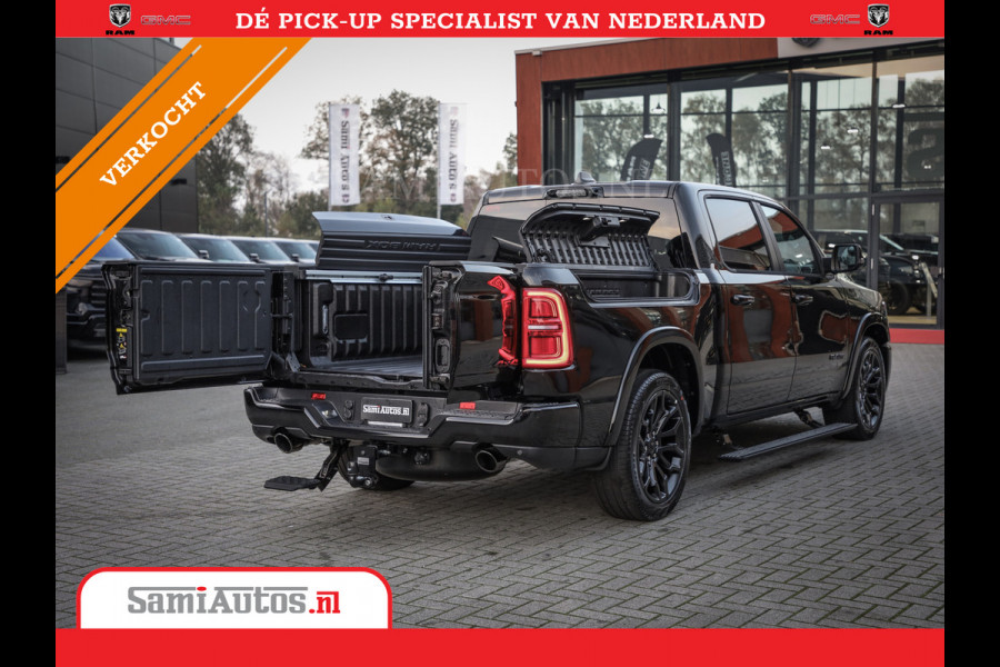 Dodge Ram 1500 LIMITED SPORT DE MEEST LUXUEUZE PICK UP HIGH OUTPUT H.O 540PK 706 Nm 2025 | XB9 | MASSAGE | BOM VOL | CREW CAB | DUBBELE CABINE | GRIJSKENTEKEN | VOORRAAD NR 2303 - 7694