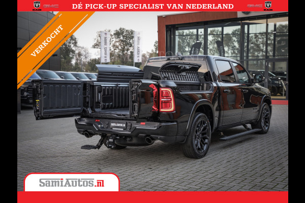 Dodge Ram 1500 LIMITED SPORT DE MEEST LUXUEUZE PICK UP HIGH OUTPUT H.O 540PK 706 Nm 2025 | XB9 | MASSAGE | BOM VOL | CREW CAB | DUBBELE CABINE | GRIJSKENTEKEN | VOORRAAD NR 2303 - 7694