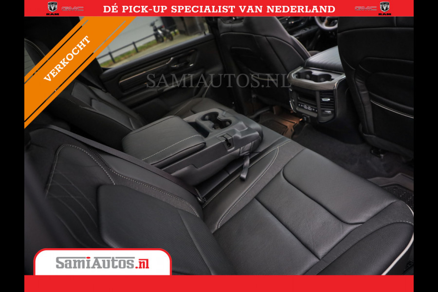 Dodge Ram 1500 LIMITED SPORT DE MEEST LUXUEUZE PICK UP HIGH OUTPUT H.O 540PK 706 Nm 2025 | XB9 | MASSAGE | BOM VOL | CREW CAB | DUBBELE CABINE | GRIJSKENTEKEN | VOORRAAD NR 2303 - 7694