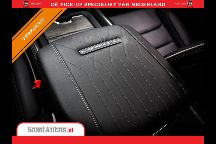 Dodge Ram 1500 LIMITED SPORT DE MEEST LUXUEUZE PICK UP HIGH OUTPUT H.O 540PK 706 Nm 2025 | XB9 | MASSAGE | BOM VOL | CREW CAB | DUBBELE CABINE | GRIJSKENTEKEN | VOORRAAD NR 2303 - 7694