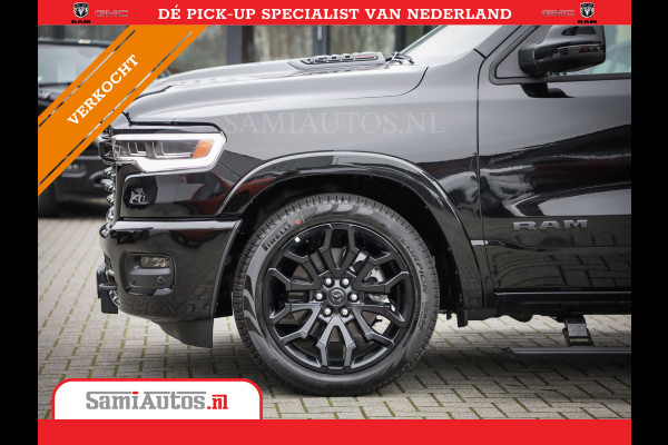 Dodge Ram 1500 LIMITED SPORT DE MEEST LUXUEUZE PICK UP HIGH OUTPUT H.O 540PK 706 Nm 2025 | XB9 | MASSAGE | BOM VOL | CREW CAB | DUBBELE CABINE | GRIJSKENTEKEN | VOORRAAD NR 2303 - 7694