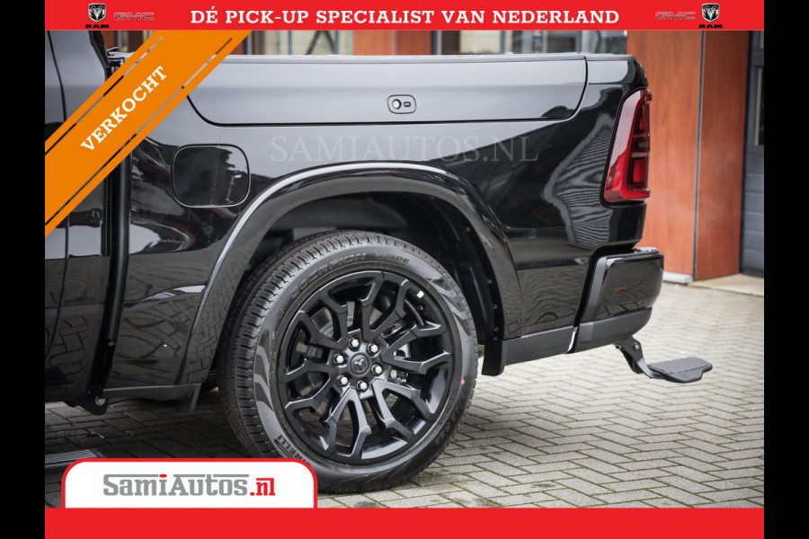 Dodge Ram 1500 LIMITED SPORT DE MEEST LUXUEUZE PICK UP HIGH OUTPUT H.O 540PK 706 Nm 2025 | XB9 | MASSAGE | BOM VOL | CREW CAB | DUBBELE CABINE | GRIJSKENTEKEN | VOORRAAD NR 2303 - 7694