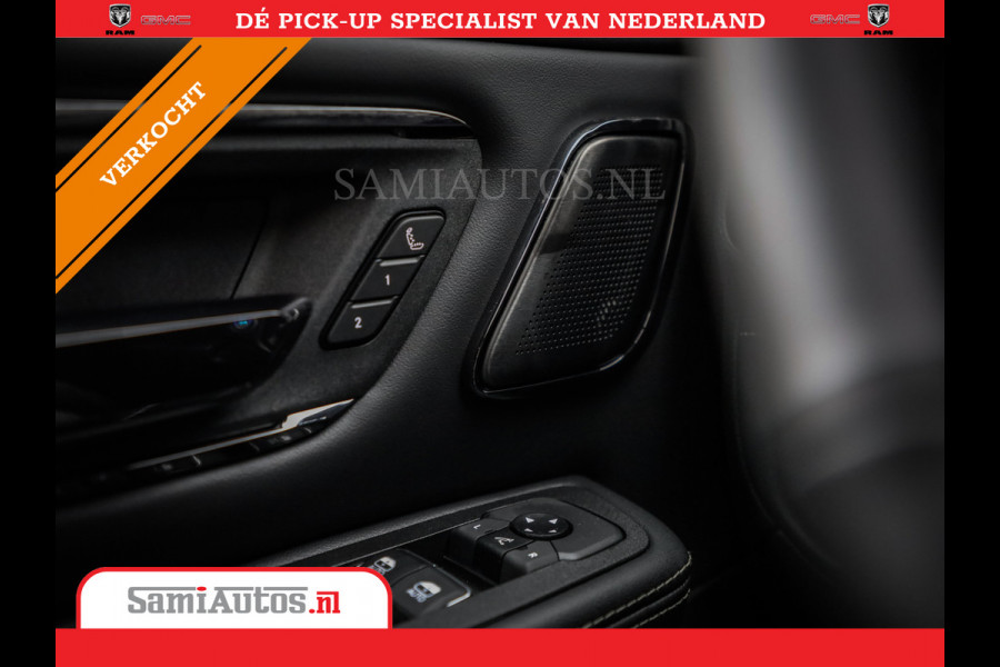 Dodge Ram 1500 LIMITED SPORT DE MEEST LUXUEUZE PICK UP HIGH OUTPUT H.O 540PK 706 Nm 2025 | XB9 | MASSAGE | BOM VOL | CREW CAB | DUBBELE CABINE | GRIJSKENTEKEN | VOORRAAD NR 2303 - 7694