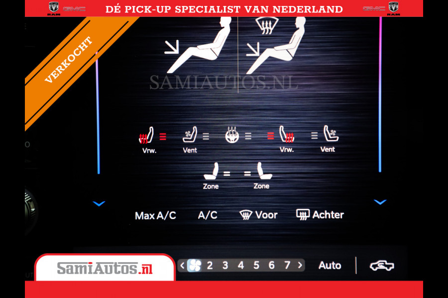 Dodge Ram 1500 LIMITED SPORT DE MEEST LUXUEUZE PICK UP HIGH OUTPUT H.O 540PK 706 Nm 2025 | XB9 | MASSAGE | BOM VOL | CREW CAB | DUBBELE CABINE | GRIJSKENTEKEN | VOORRAAD NR 2303 - 7694