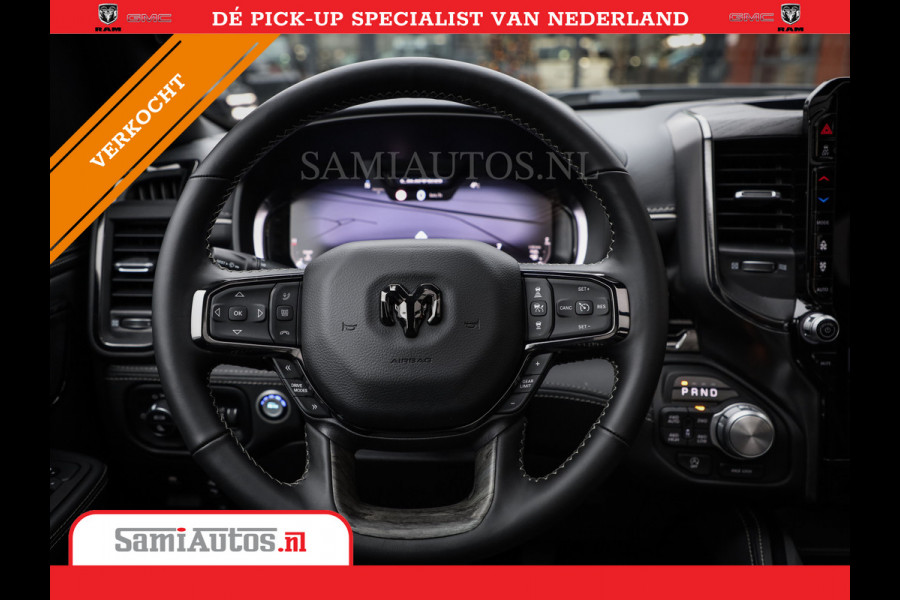 Dodge Ram 1500 LIMITED SPORT DE MEEST LUXUEUZE PICK UP HIGH OUTPUT H.O 540PK 706 Nm 2025 | XB9 | MASSAGE | BOM VOL | CREW CAB | DUBBELE CABINE | GRIJSKENTEKEN | VOORRAAD NR 2303 - 7694