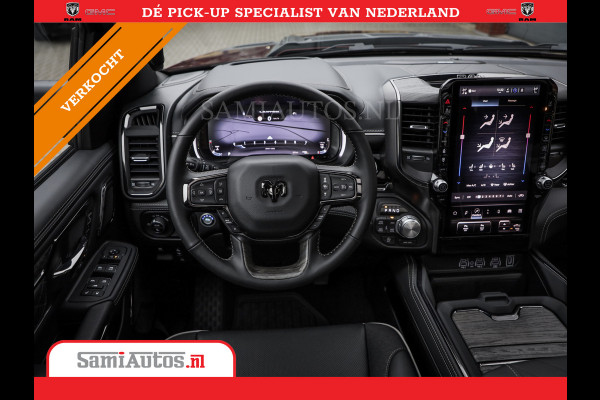 Dodge Ram 1500 LIMITED SPORT DE MEEST LUXUEUZE PICK UP HIGH OUTPUT H.O 540PK 706 Nm 2025 | XB9 | MASSAGE | BOM VOL | CREW CAB | DUBBELE CABINE | GRIJSKENTEKEN | VOORRAAD NR 2303 - 7694