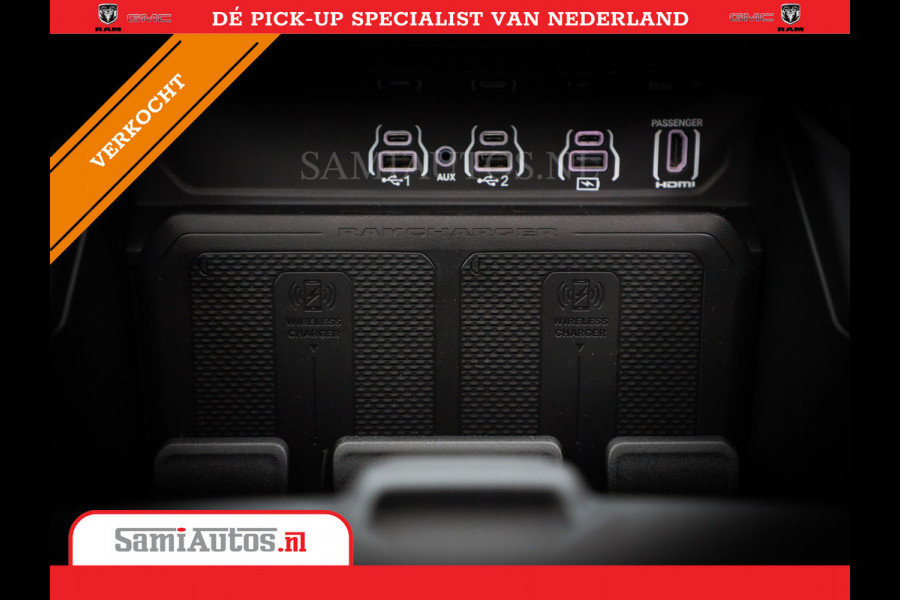 Dodge Ram 1500 LIMITED SPORT DE MEEST LUXUEUZE PICK UP HIGH OUTPUT H.O 540PK 706 Nm 2025 | XB9 | MASSAGE | BOM VOL | CREW CAB | DUBBELE CABINE | GRIJSKENTEKEN | VOORRAAD NR 2303 - 7694