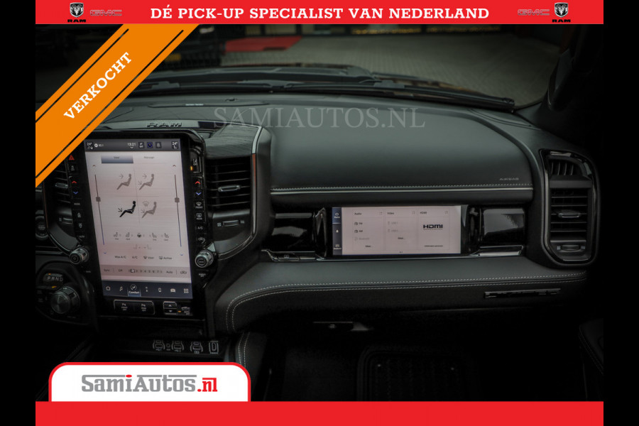 Dodge Ram 1500 LIMITED SPORT DE MEEST LUXUEUZE PICK UP HIGH OUTPUT H.O 540PK 706 Nm 2025 | XB9 | MASSAGE | BOM VOL | CREW CAB | DUBBELE CABINE | GRIJSKENTEKEN | VOORRAAD NR 2303 - 7694