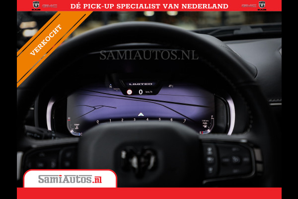 Dodge Ram 1500 LIMITED SPORT DE MEEST LUXUEUZE PICK UP HIGH OUTPUT H.O 540PK 706 Nm 2025 | XB9 | MASSAGE | BOM VOL | CREW CAB | DUBBELE CABINE | GRIJSKENTEKEN | VOORRAAD NR 2303 - 7694