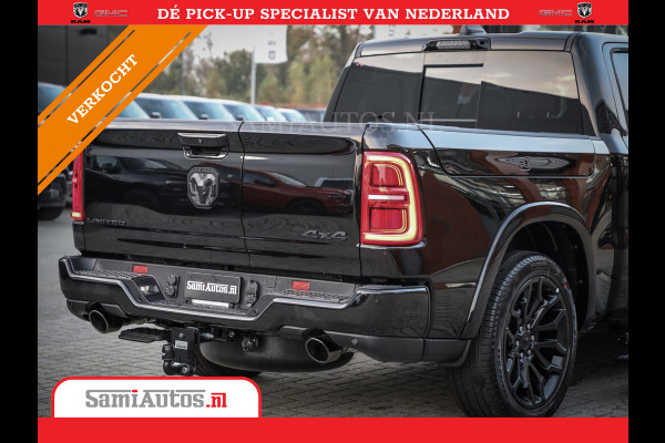 Dodge Ram 1500 LIMITED SPORT DE MEEST LUXUEUZE PICK UP HIGH OUTPUT H.O 540PK 706 Nm 2025 | XB9 | MASSAGE | BOM VOL | CREW CAB | DUBBELE CABINE | GRIJSKENTEKEN | VOORRAAD NR 2303 - 7694