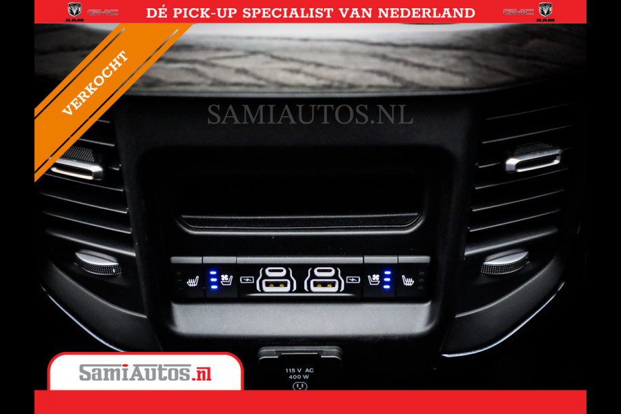 Dodge Ram 1500 LIMITED SPORT DE MEEST LUXUEUZE PICK UP HIGH OUTPUT H.O 540PK 706 Nm 2025 | XB9 | MASSAGE | BOM VOL | CREW CAB | DUBBELE CABINE | GRIJSKENTEKEN | VOORRAAD NR 2303 - 7694