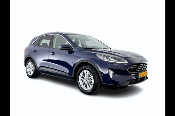 Ford Kuga 2.5 PHEV Titanium X (INCL-BTW) *LEATHER-MICROFIBRE | FULL-LED | DIGI-COCKPIT | ADAPTIVE-CRUISE | BLINDSPOT | PARK-PILOT | CAMERA | NAVI-FULLMAP | HEATED-COMFORT-SEATS | CARPLAY | DAB | LANE-ASSIST | 17"ALU*