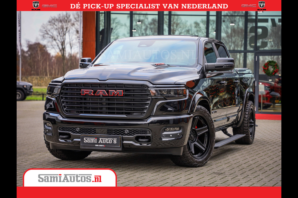 Dodge Ram 1500 Night Premium | Full Option | De Meest Luxe Pick-Up in zijn Klasse | Comfortabele Dubbele Cabine met Royale 5 Zitplaatsen | BPM vrij | Nu Leverbaar uit Voorraad | Voorraad Nr 2287 - 3384 Dodge Ram 1500 Night Premium | Full Option | De Meest Luxe Pick-Up in zijn Klasse | Comfortabele Dubbele Cabine met Royale 5 Zitplaatsen | BPM vrij | Nu Leverbaar uit Voorraad | Voorraad Nr 2287 - 3384